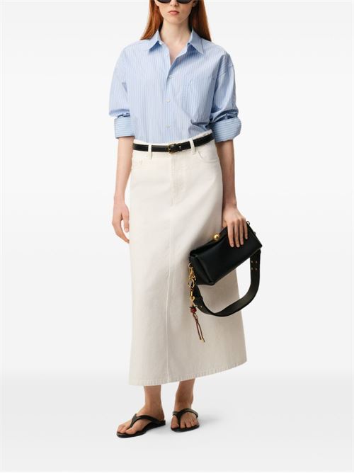 Long cotton skirt AMI PARIS | FSK467DE0126136